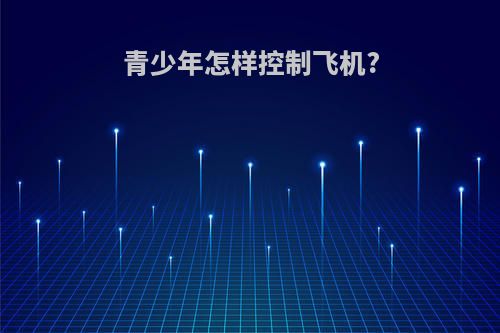 青少年怎样控制飞机?