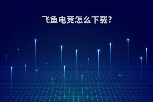 飞鱼电竞怎么下载?
