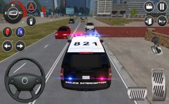 美国警察驾驶模拟器