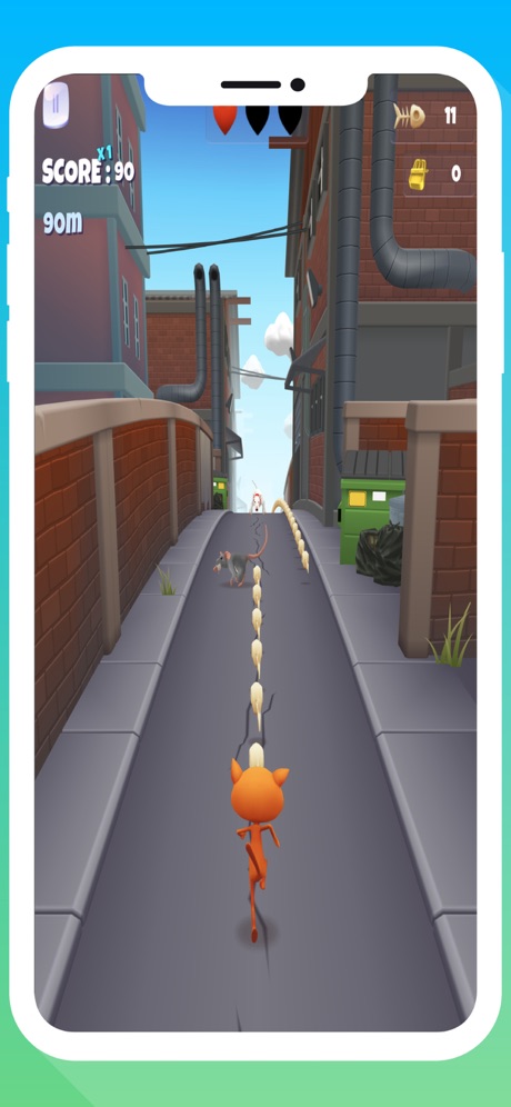 小巷猫跑